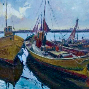 En el puerto, J. Martínez Lozano. 1978